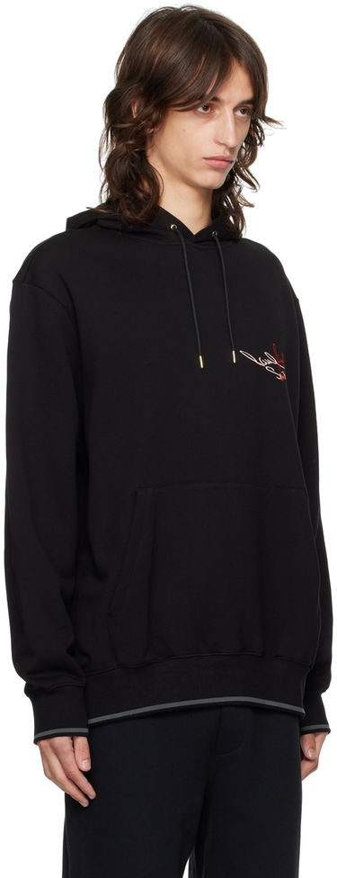 Mikina Paul Smith Paul Smith Embroidered Logo Hoodie Čierna | M1R-071Y-NP4718-79, 1