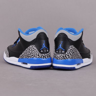 Tenisky a topánky Jordan Air Jordan 3 Retro ''Sport Blue'' BG Čierna | 398614-007, 3