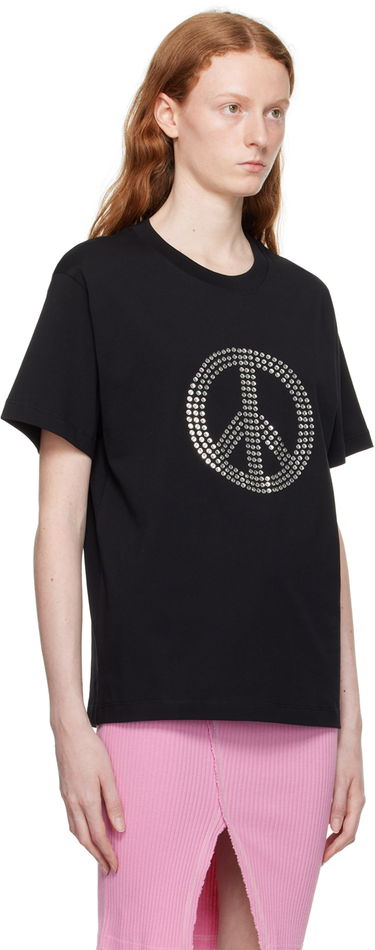 Tričko Moschino Moschino Jeans 'Peace' T-Shirt Čierna | 0711 8262, 1