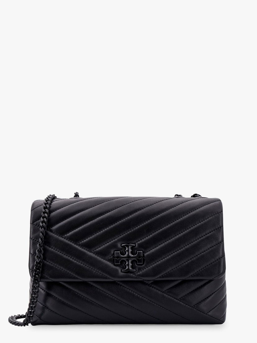 Kabelka Tory Burch Kira Chevron Quilted Leather Shoulder Bag Čierna | 90857003