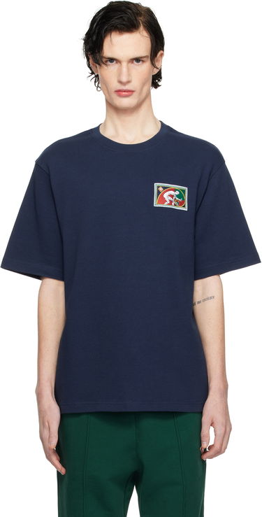 Tričko Casablanca Fibonacci Patch T-Shirt Navy | MPS25-JTS-027-03, 0