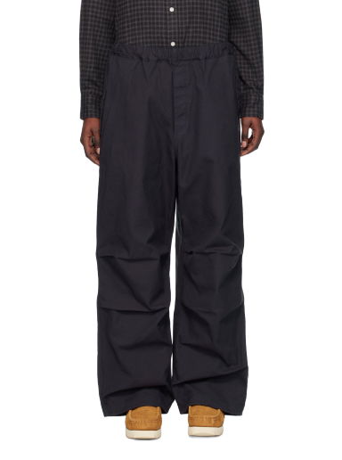 Nohavice BAPE Embroidered Trousers Navy | 001PTJ802004L