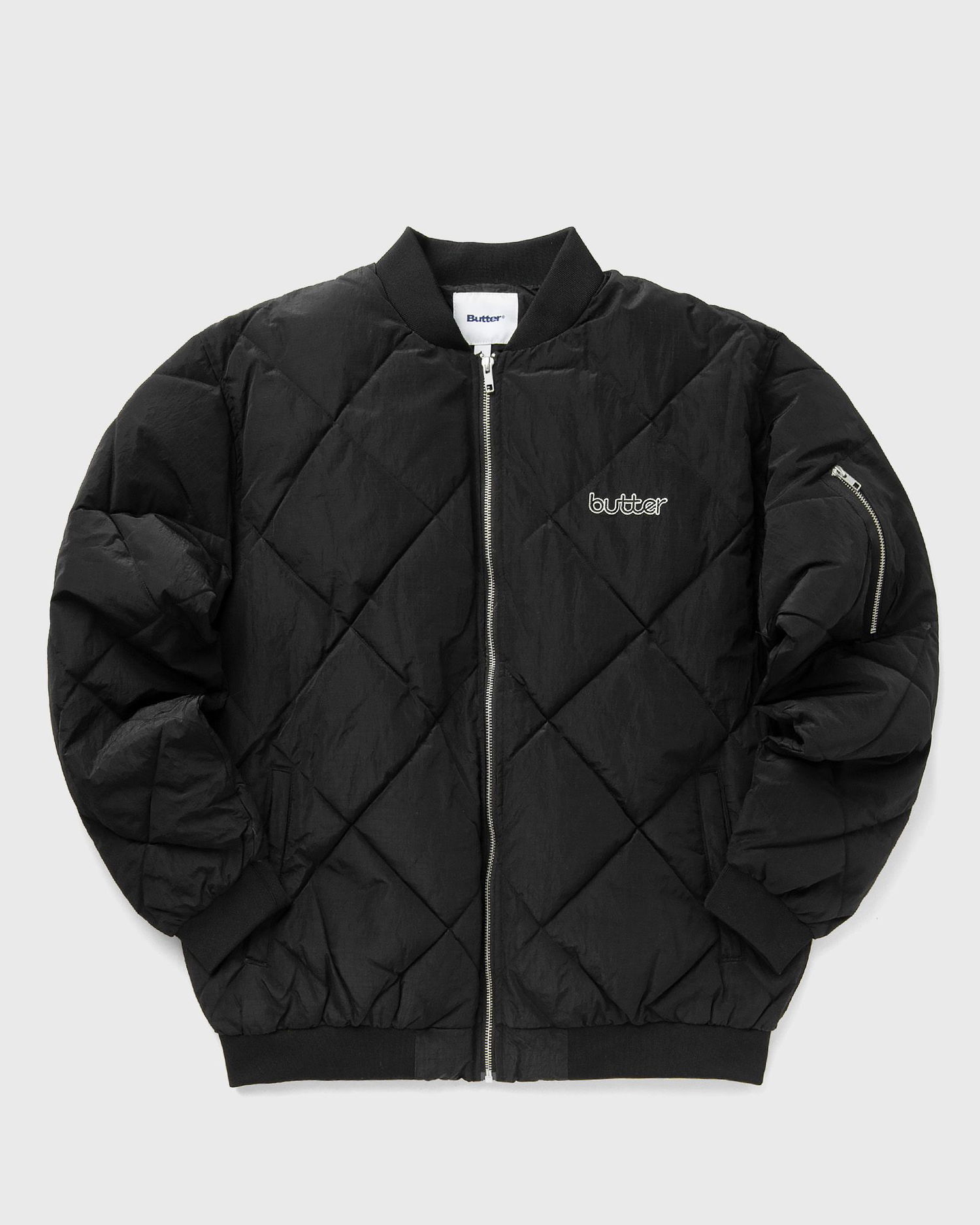 Bomber bunda Butter Goods Quilted Bomber Jacket Čierna | P23429, 0