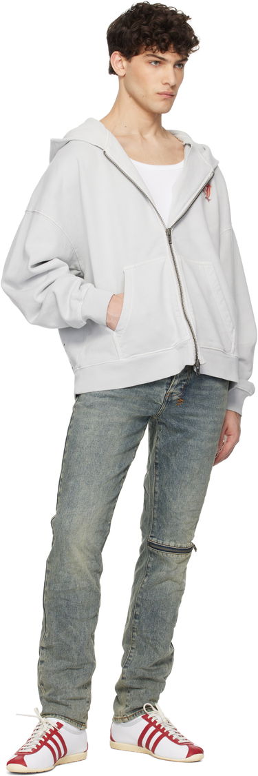 Mikina Ksubi Ksubi Fuego Ekcess Zip Hoodie Šedá | MPS25FL007, 3