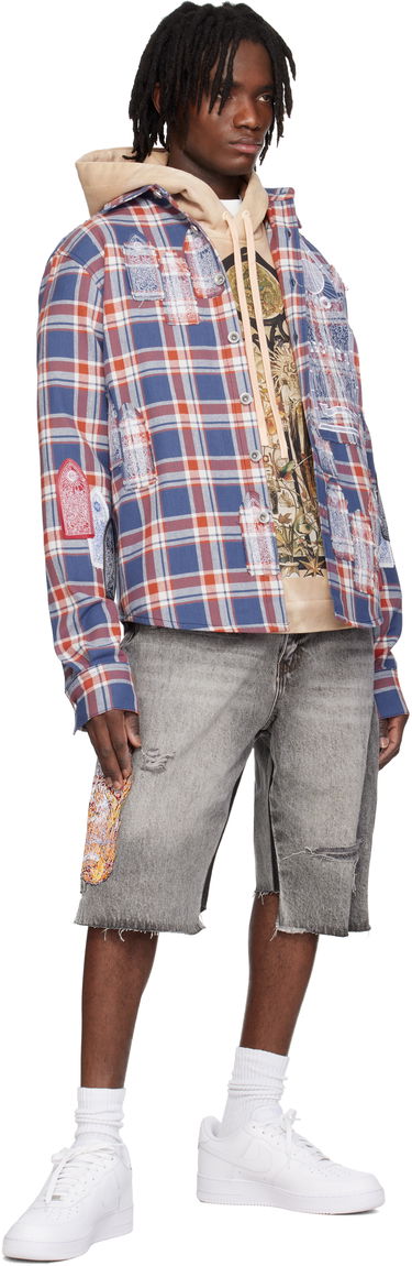 Košeľa Who Decides War Who Decides War Glory Flannel Shirt Modrá | 1110240030SS25, 3