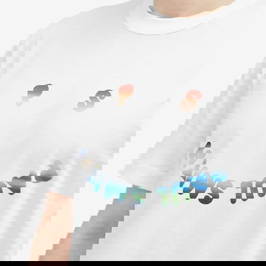 Tričko Paul Smith Paul Smith PS Happy T-Shirt, Size Large Biela | M2R-220X-PP5016-02, 5