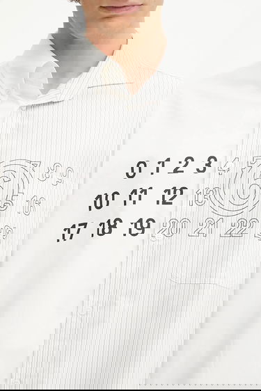 Košeľa Maison Margiela MM6 Maison Margiela Relaxed Fit Button-Down Shirt Biela | SH0DT0025.MTN085.961, 4