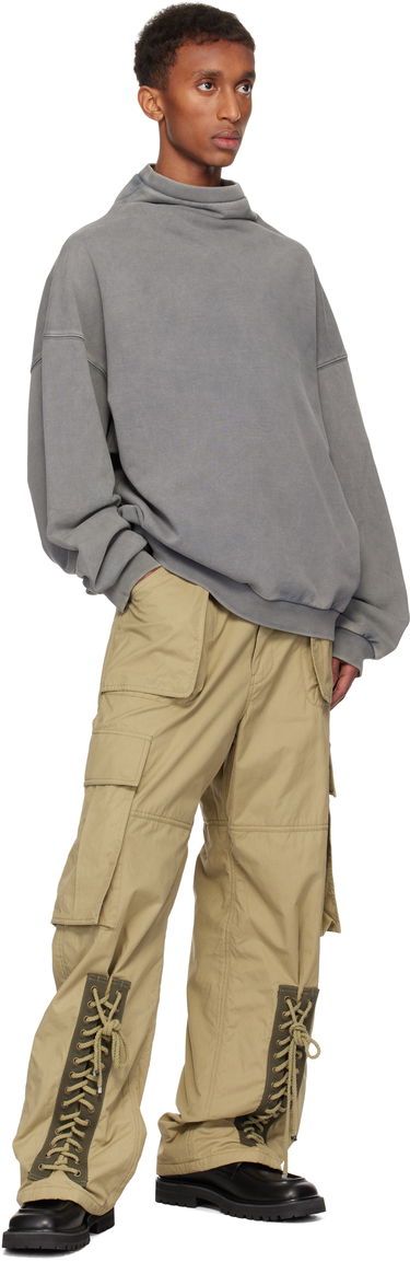 Sveter We11done We11done Standard Turtleneck Hoodie Šedá | WD-TS3-24-731-U-CH, 3