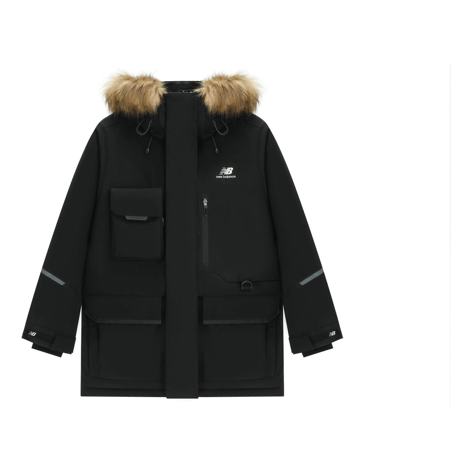Parka New Balance Down Jacket with Logo Čierna | 5PC44603-BK, 0