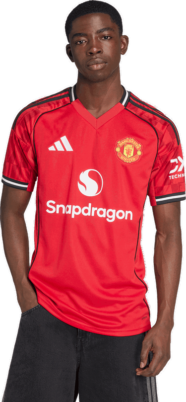 Dres adidas Performance Manchester United 25/26 Home Jersey Červená | JI7428, 4