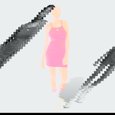 Šaty adidas Originals 3-Stripes Mini Dress Červená | IR8128, 0