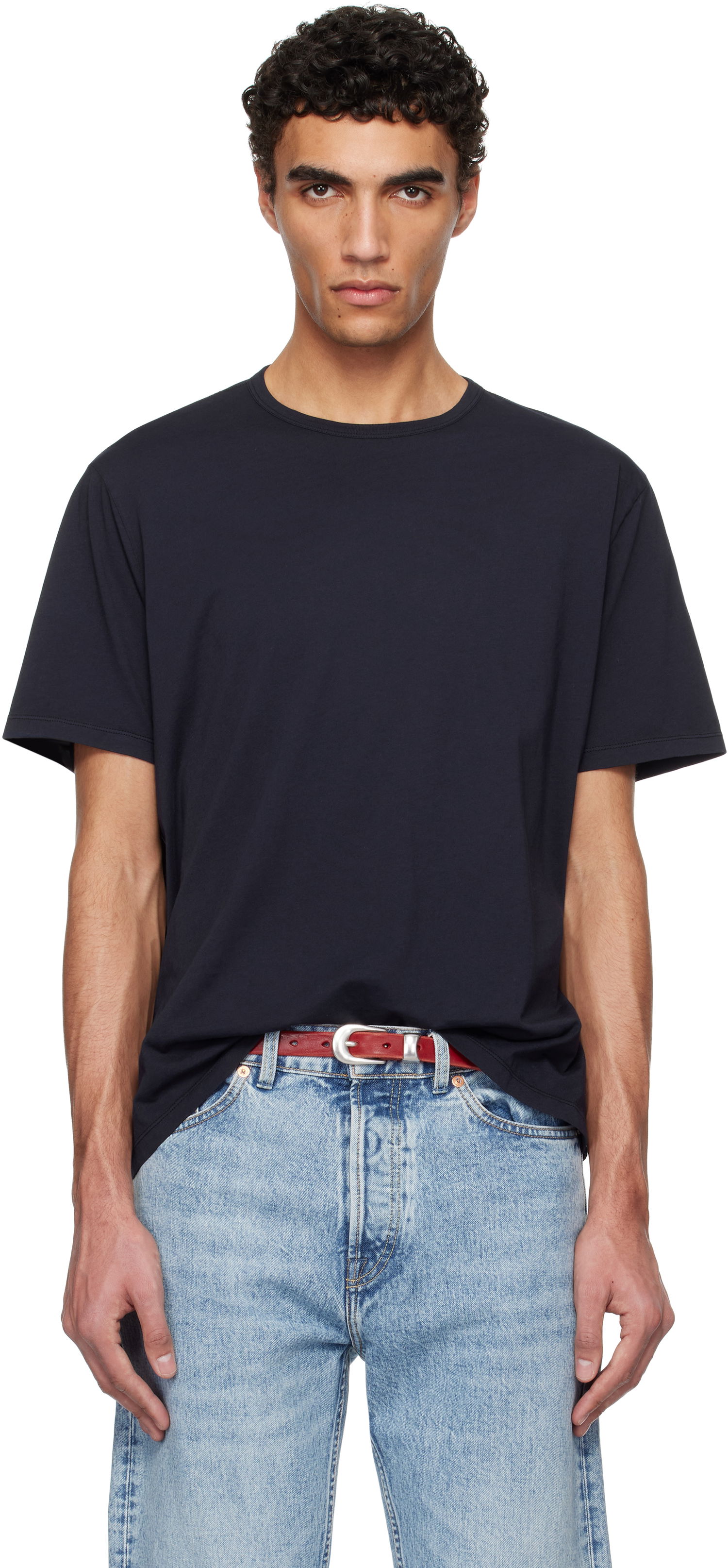 Tričko OUR LEGACY Our Legacy New Box T-Shirt Navy | M2256NA, 0