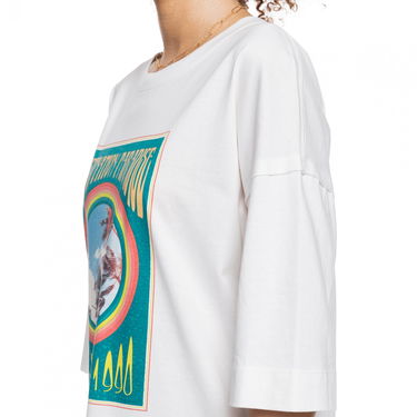 Tričko Roxy Women's White Graphic T-Shirt Dress Biela | ERJZT05274-WBK0, 3