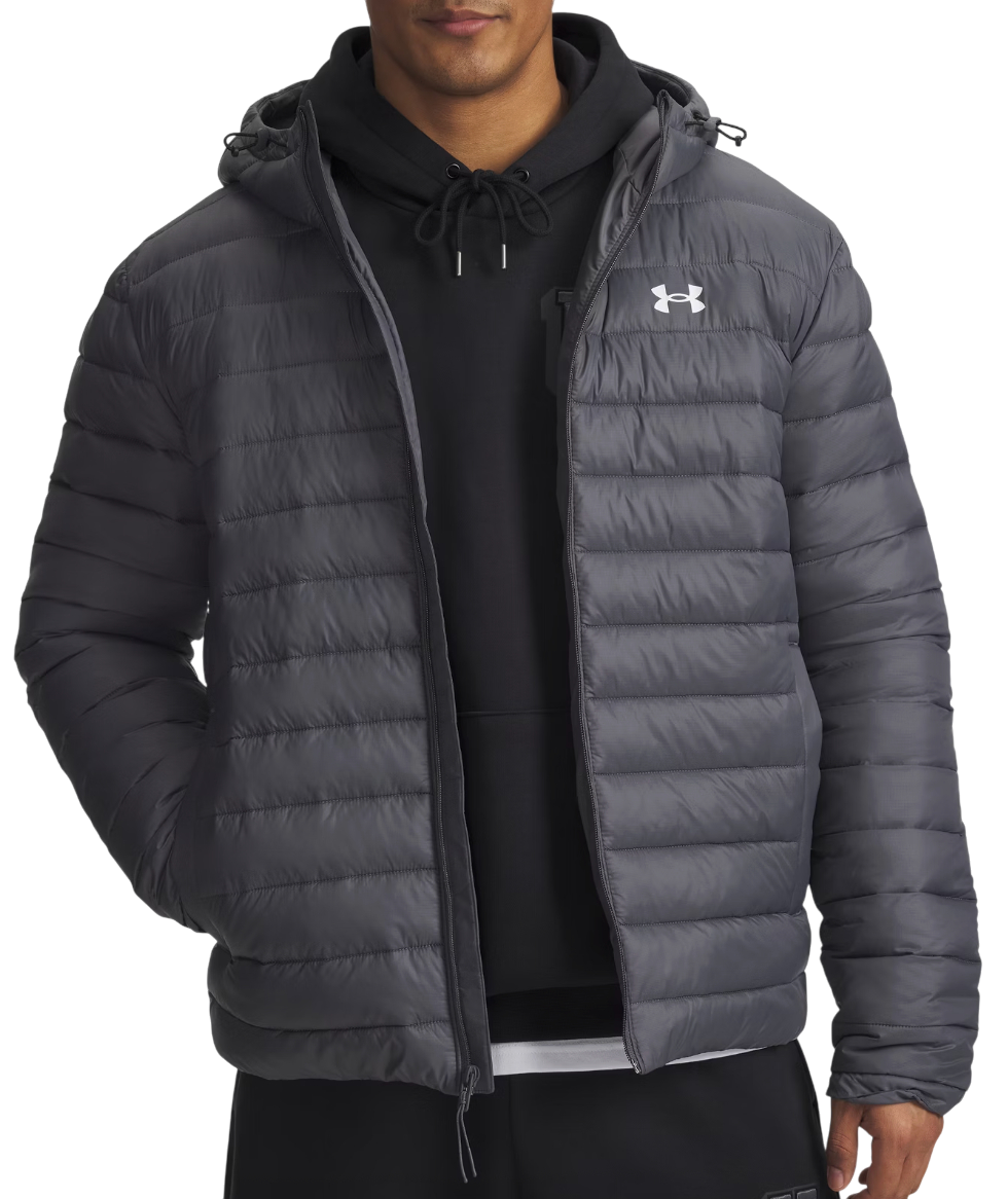 Prešívaná bunda Under Armour Sportswear Hooded Insulated Puffer Jacket Šedá | 6006363-025, 0