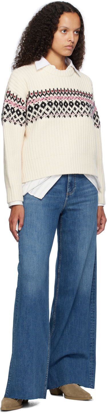 Sveter rag & bone rag & bone Leigh Fair Isle Sweater Biela | WAS24F015EC15, 3