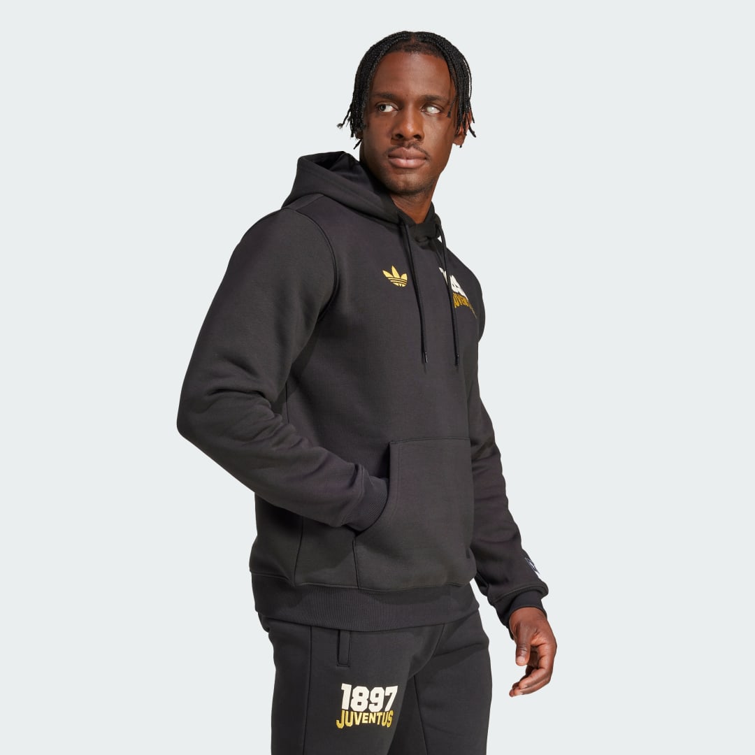 Mikina adidas Performance Juventus VRCT Fleece Hoodie Čierna | JF2567, 1