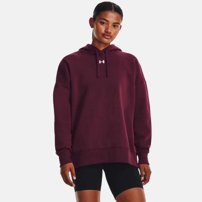 Mikina Under Armour Hoodie Vínová | 1379493-600, 0