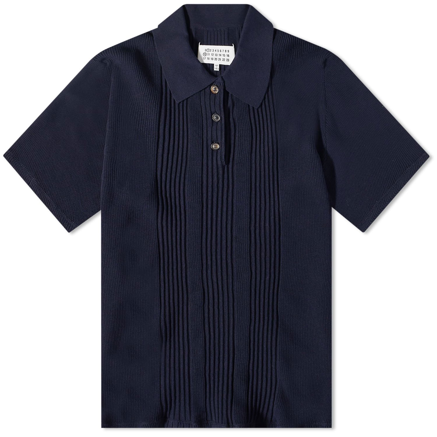 Polo tričko Maison Margiela Knitted Polo Shirt Navy | S50GL0047-S18209-511, 0