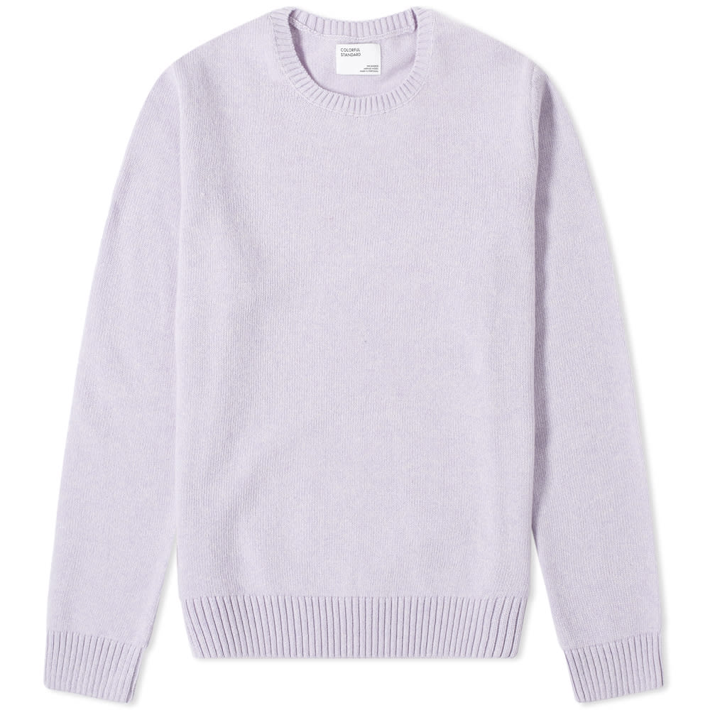 Sveter Colorful Standard Merino Wool Crew Knit Fialová | CS5083-, 0