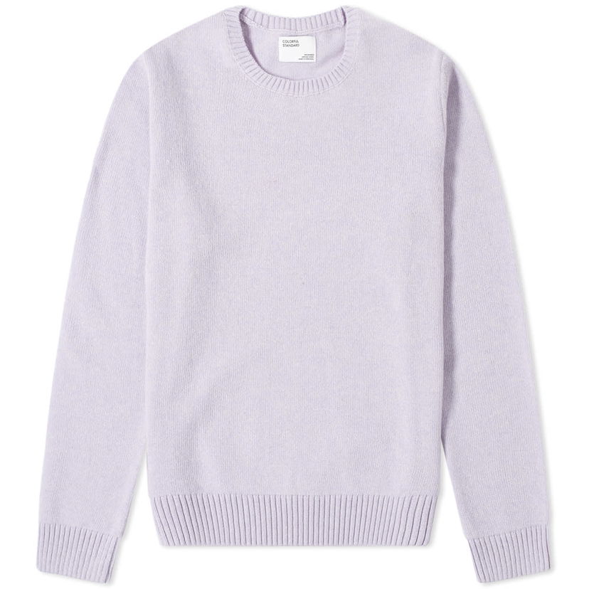 Sveter Colorful Standard Merino Wool Crew Knit Fialová | CS5083-
