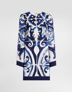 Dolce & Gabbana Majolica Charmeuse Dress