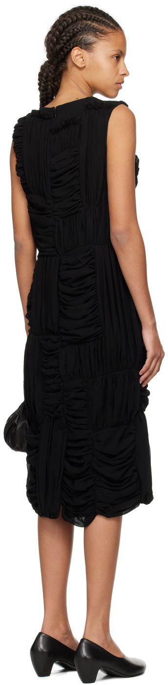Šaty Comme des Garçons Comme des Garçons Ruched Midi Dress Čierna | RM-O012-051, 2