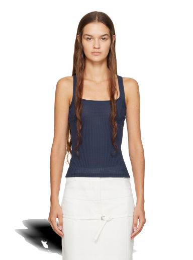 Tielko Jacquemus Le Chouchou 'Le Débardeur Caraco' Tank Top Navy | 23H233JS170-2314