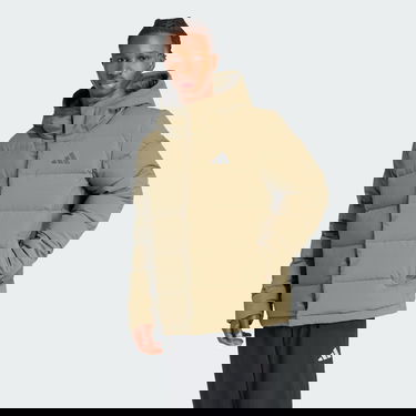 Bunda adidas Performance Helionic CLIMAWARM Hooded Down Jacket Zelené | JX0580, 0