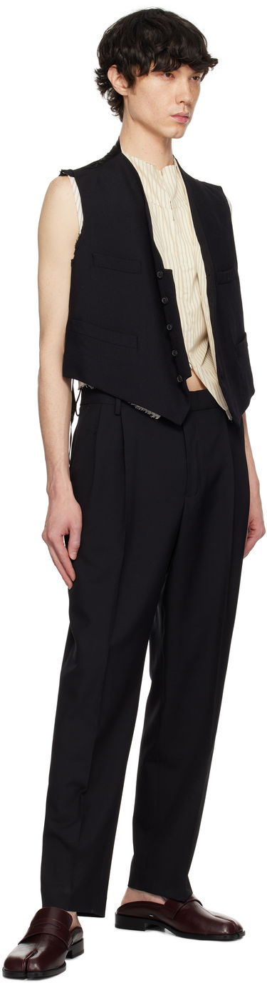 Vesta Maison Margiela Maison Margiela Raw Edge Waistcoat Čierna | S50FB0110 S53915, 4