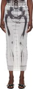 Jean Paul Gaultier 'The Squeletor' Mesh Maxi Skirt