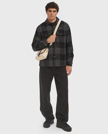 Bunda WOOLRICH Alaskan Check Shirt Jacket Šedá | CFWOOS2018MRUT3046-1084, 2