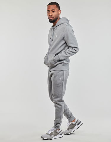 Mikina Polo by Ralph Lauren Double Knit Tech Logo Central Hoodie Šedá | 710881517031, 2