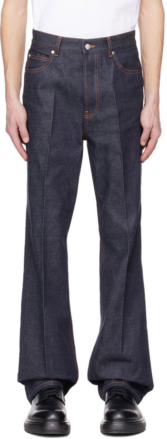 Five-Pocket Indigo Jeans