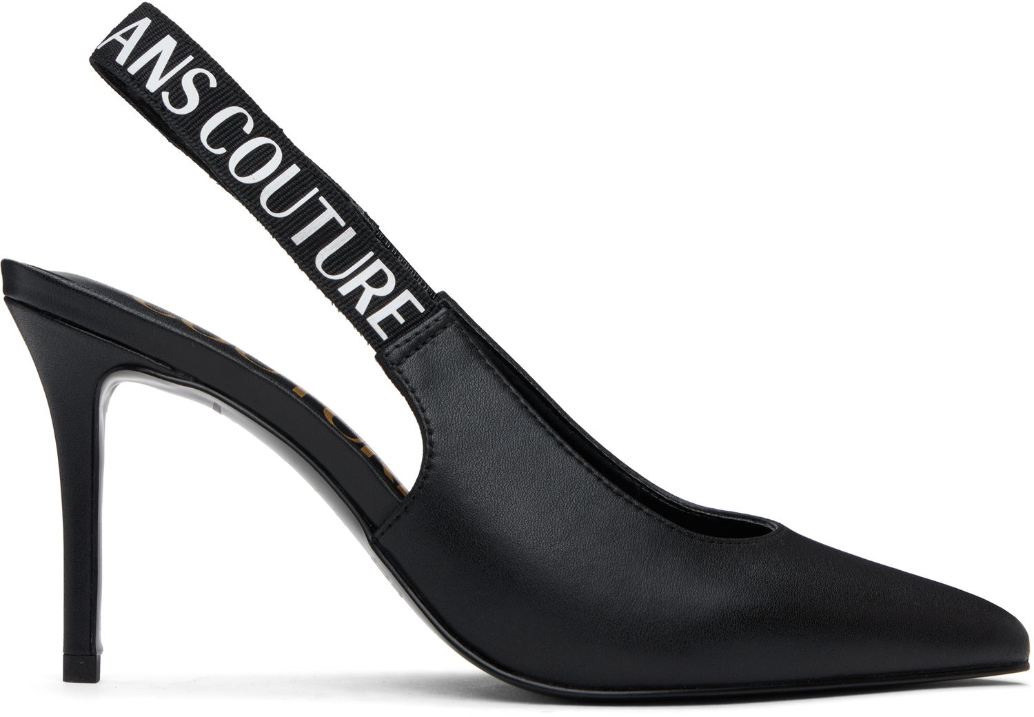 Tenisky a topánky Versace Jeans Couture Logo Scarlett Slingback Heels Čierna | E78VA3S52_EZPS62, 0
