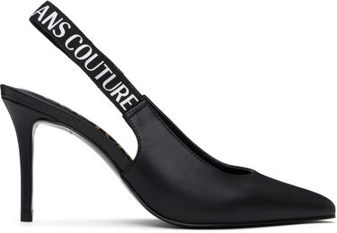 Tenisky a topánky Versace Jeans Couture Logo Scarlett Slingback Heels Čierna | E78VA3S52_EZPS62, 0