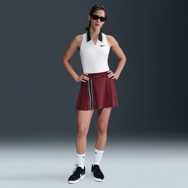 Tielko Nike NikeCourt Slam Dri-FIT Tennis Tank Biela | FZ6752-110, 4