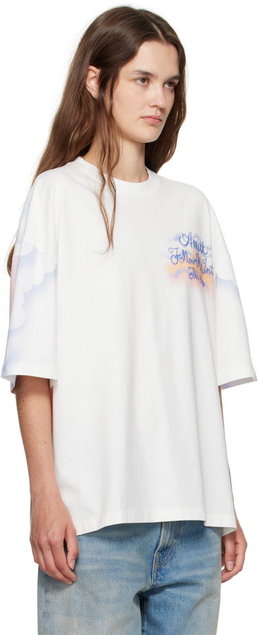 Tričko AMIRI AMIRI 'Follow Me' Oversized T-Shirt Biela | AWJYTE1070, 1