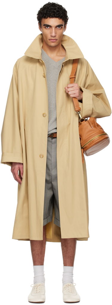 Trenčkot HED MAYNER Hed Mayner Belted Trench Coat Béžová | HMMA10029A-HA162A, 0