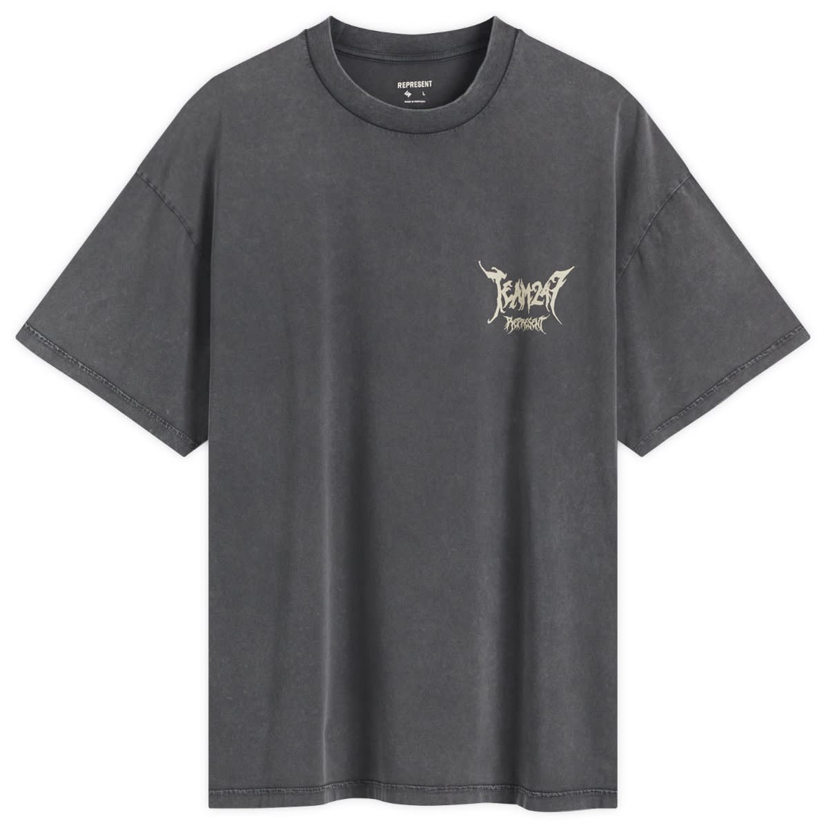 Tričko Represent Clo Represent 247 Oversized T-Shirt, Size Large Šedá | 247M4146-46, 0