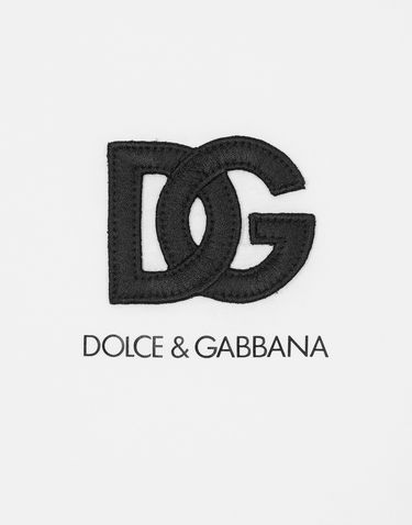 Tričko Dolce & Gabbana Short-sleeved T-shirt With Dg Logo Patch Biela | G8PN9ZG7M2FW0800, 3