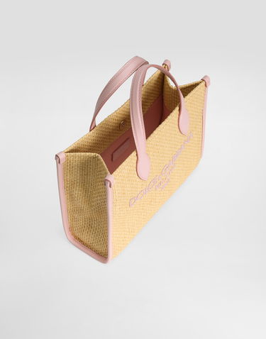 Tote bag Dolce & Gabbana Dolce & Gabbana Straw Tote Bag Béžová | EB0252AY3108L851, 3