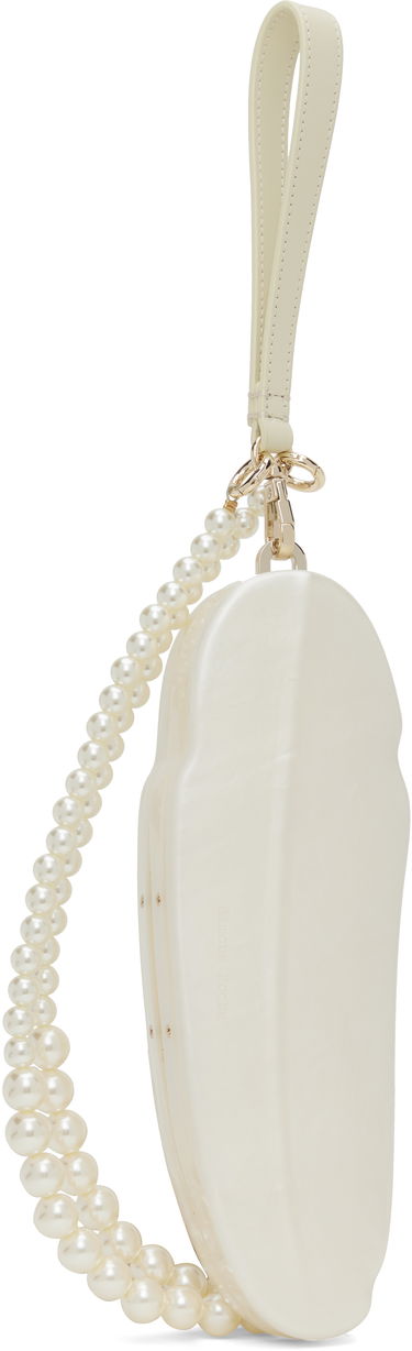 Kabelka Simone Rocha Simone Rocha Feather Pearl Bag Biela | BAG180CB 0773, 2
