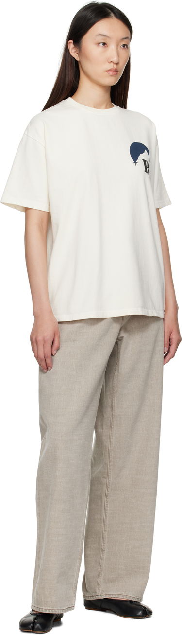 Tričko Rhude Rhude Moonlight Graphic T-Shirt Biela | RHPF25TT02012, 3