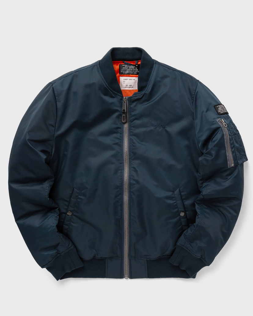 Bomber bunda Schott NYC BOMBER JACKET Navy | AIRFORCERS-NAVY