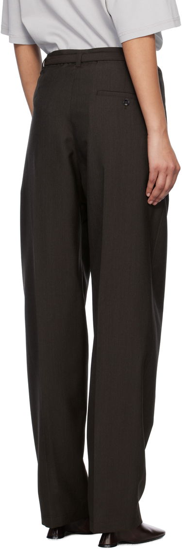 Nohavice LEMAIRE Lemaire Belted Tailored Trousers Hnedá | PA1198 LF414, 2