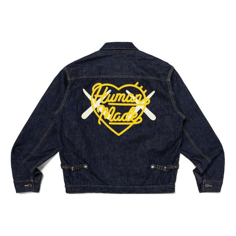 Bunda Human Made KAWS Denim Work Jacket Modrá | XX26JK001