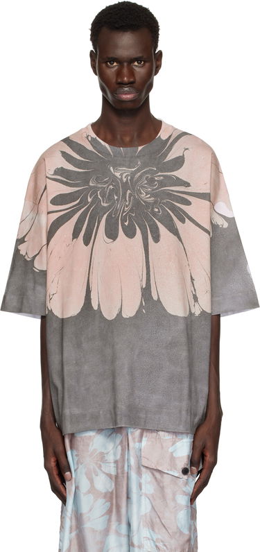 Tričko Dries Van Noten Dries Van Noten Floral Print T-Shirt Ružová | 251-021114-1603, 0