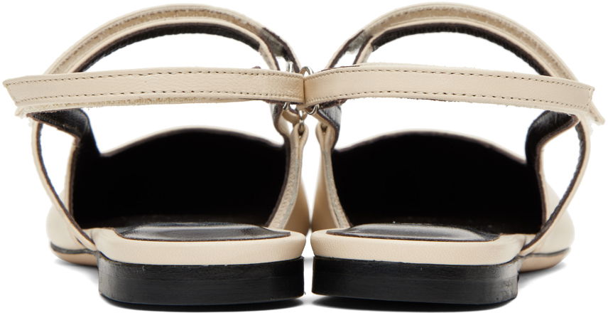 Oblečenie BY FAR BY FAR Jess Slingback Ballerina Flats Béžová | 23CAJESFCENAP, 1