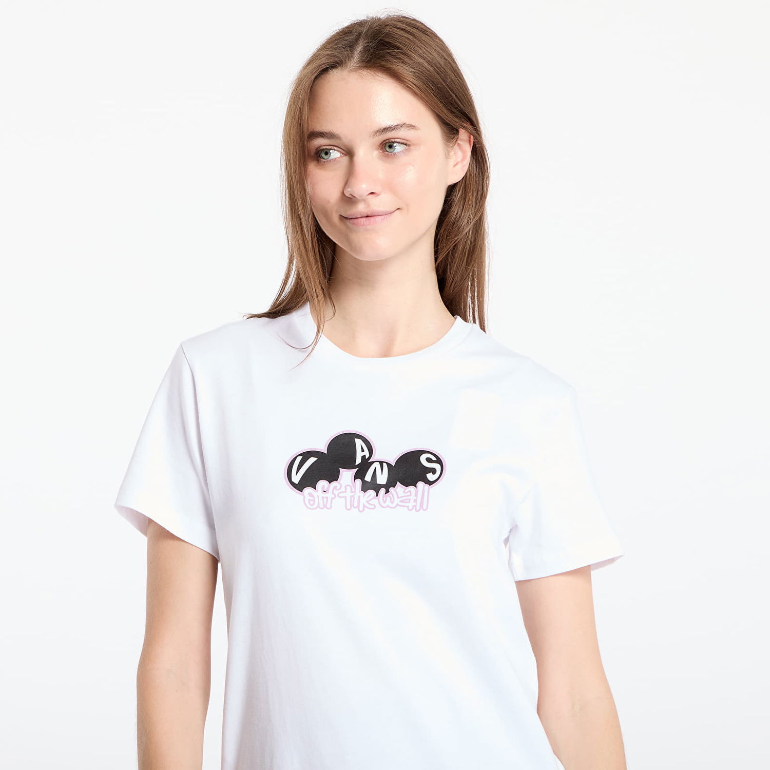 Tričko Vans T-shirt Rolling SS Bff White S Biela | VN000HHNWHT1, 1