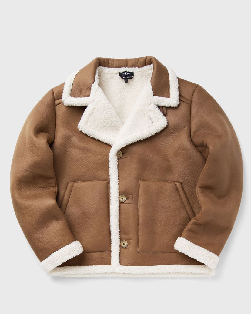 Bunda A.P.C. BLOUSON FINN Hnedá | PSAJO-H02971-AAD